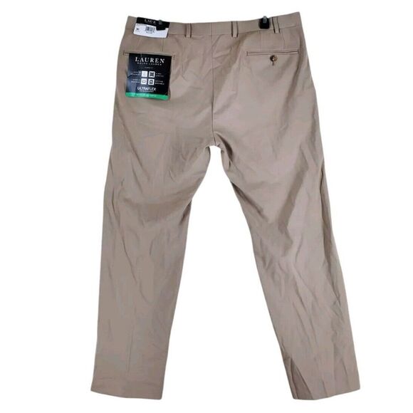 Ralph Lauren Ultraflex Pants Mens 36x30 Chino Classic Fit Beige Taupe Stretch - Picture 12 of 12
